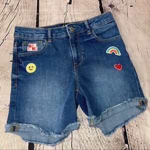 Gap patch denim shorts youth 12